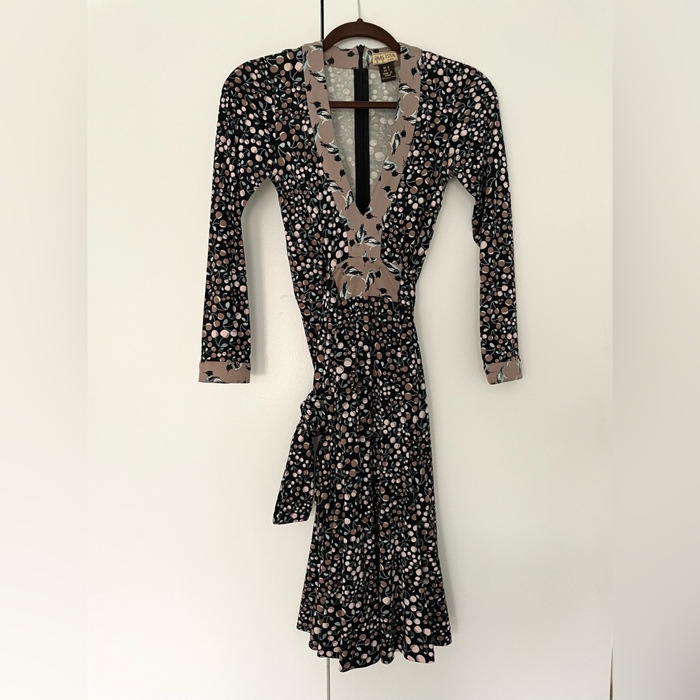 Issa London Silk Jersey Dress w/ Birds and Cherries